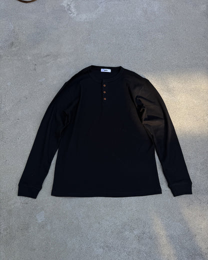 ヘンリーネックボタンニット KN0427