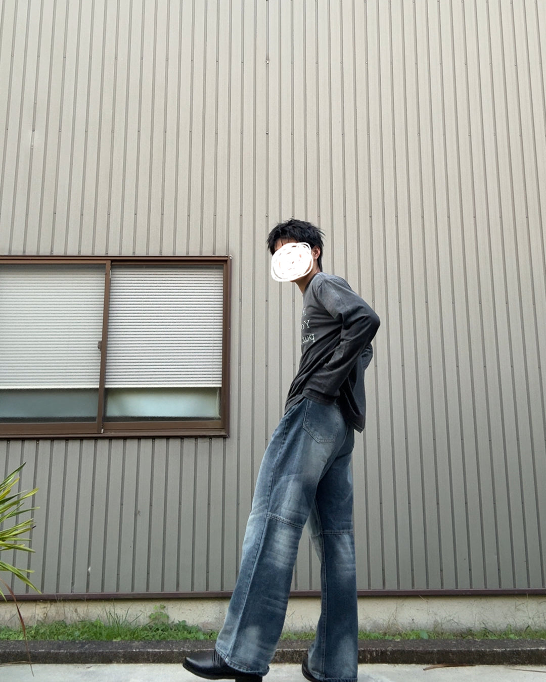 グラフィックルーズロングスリーブ KN0436