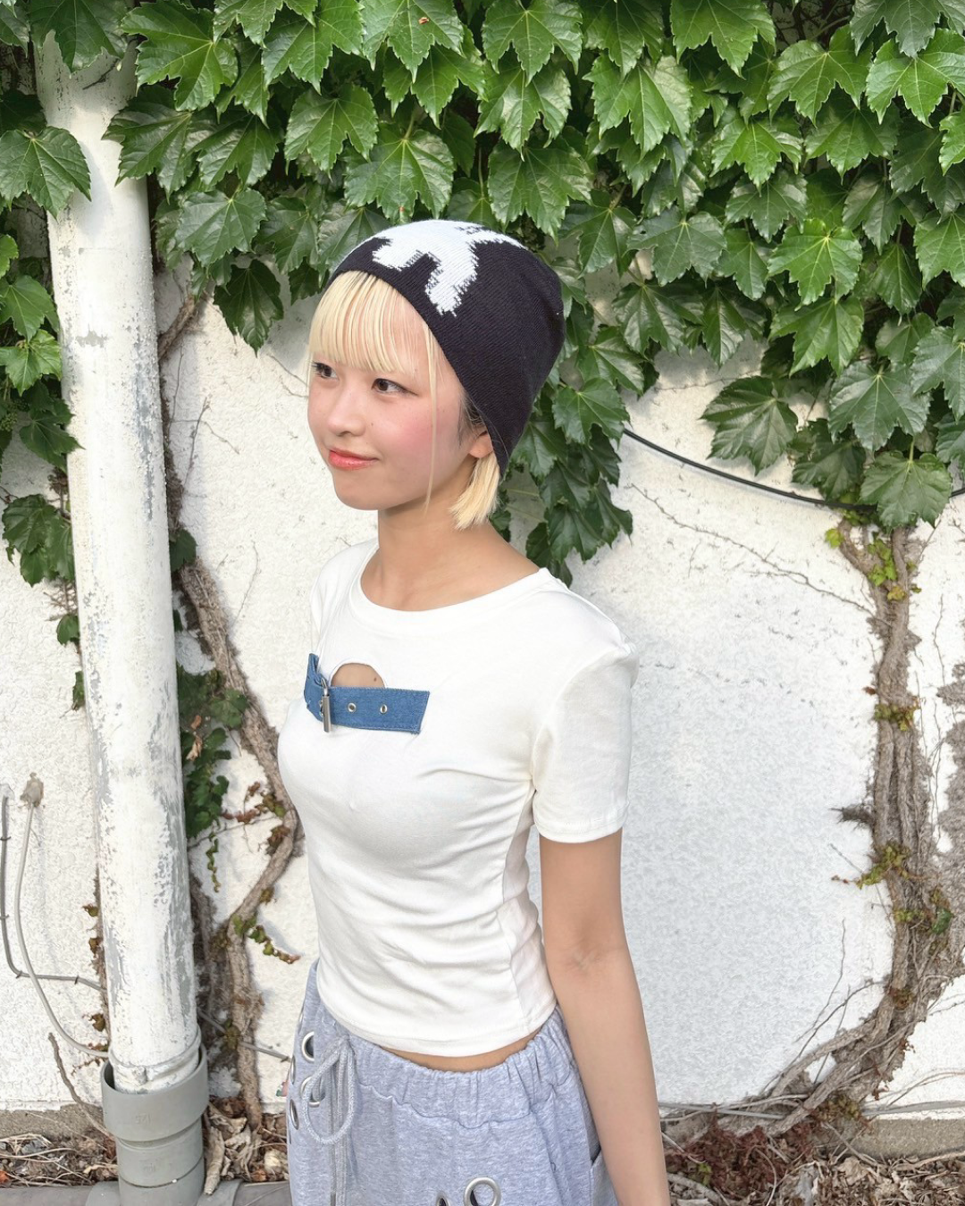デニムベルトミニTシャツ KR0005