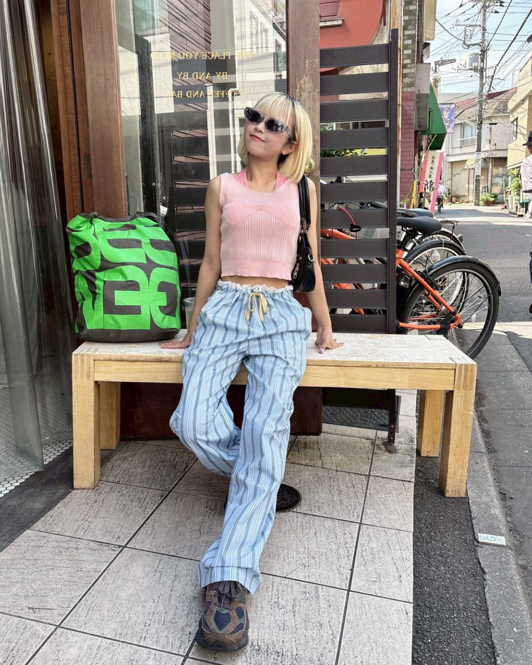 デニムベルトミニTシャツ KR0005