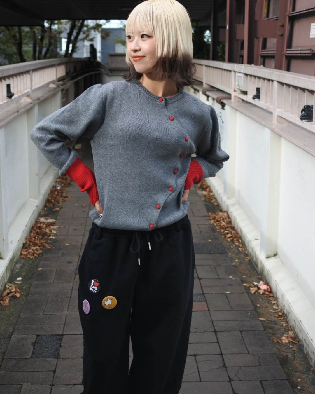 【11/25 19:00販売開始 オリジナル 即納】ウェーブツートンカーディガン KR6003