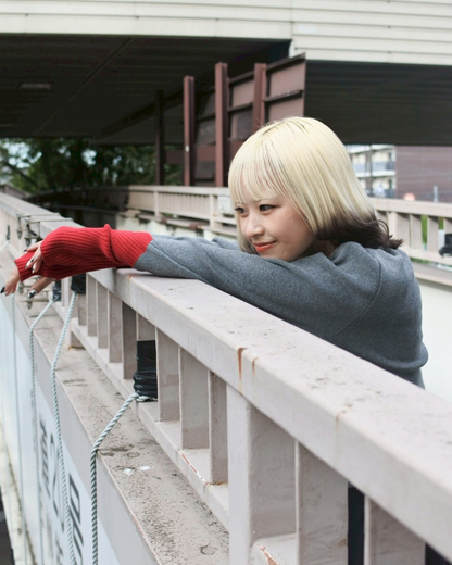 【11/25 19:00販売開始 オリジナル 即納】ウェーブツートンカーディガン KR6003