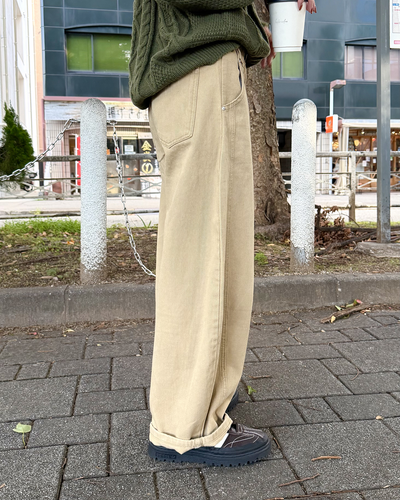 ルーズフィットワイドチノパンツ KU0036