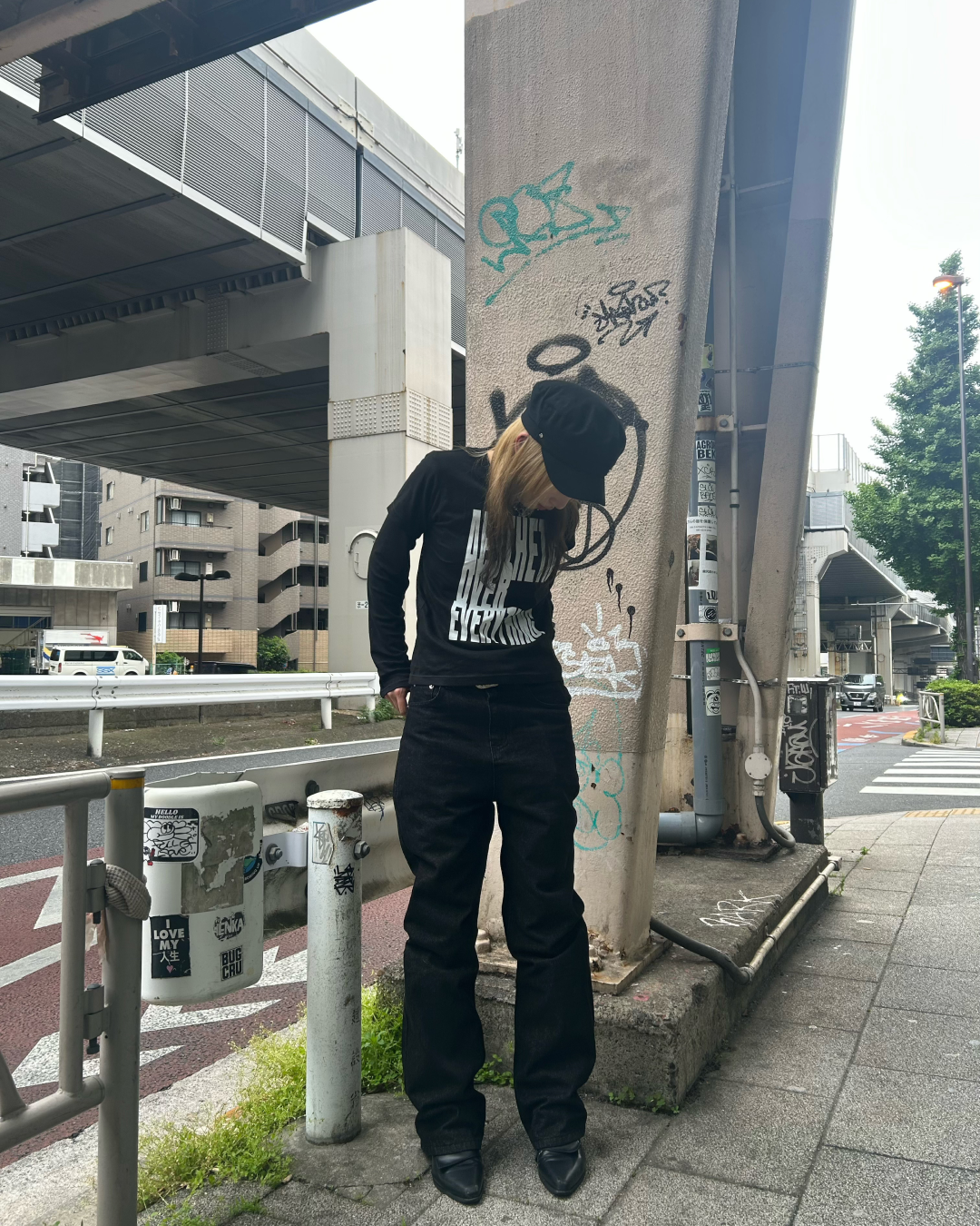 ローライズストレートモップパンツLL0027