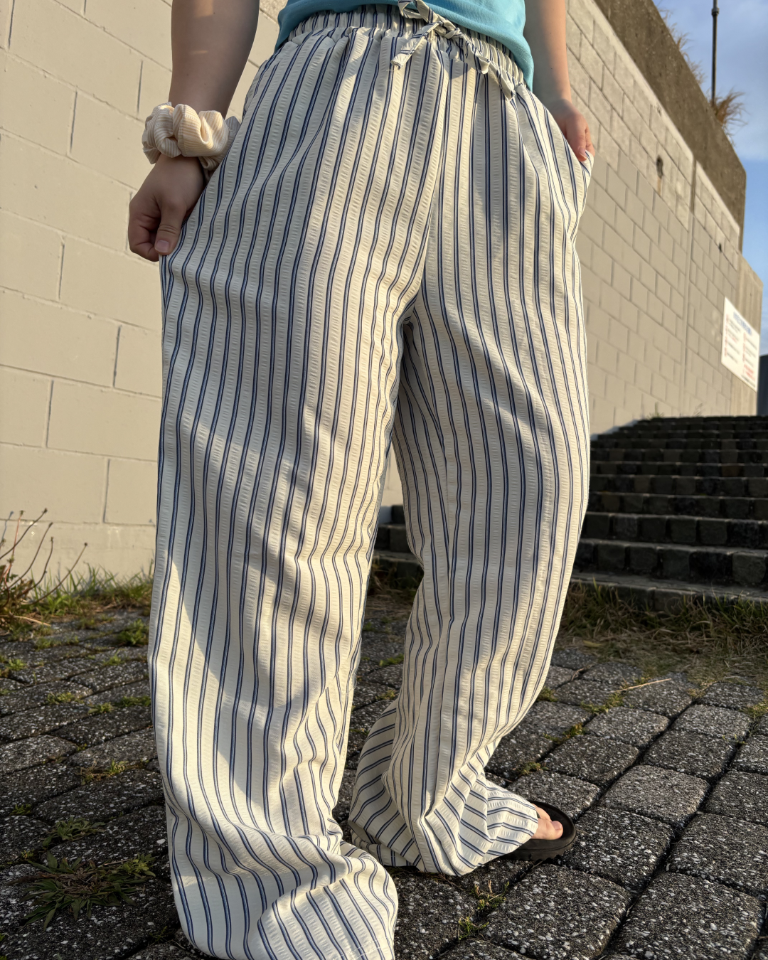ストライプストレートパンツII0047
