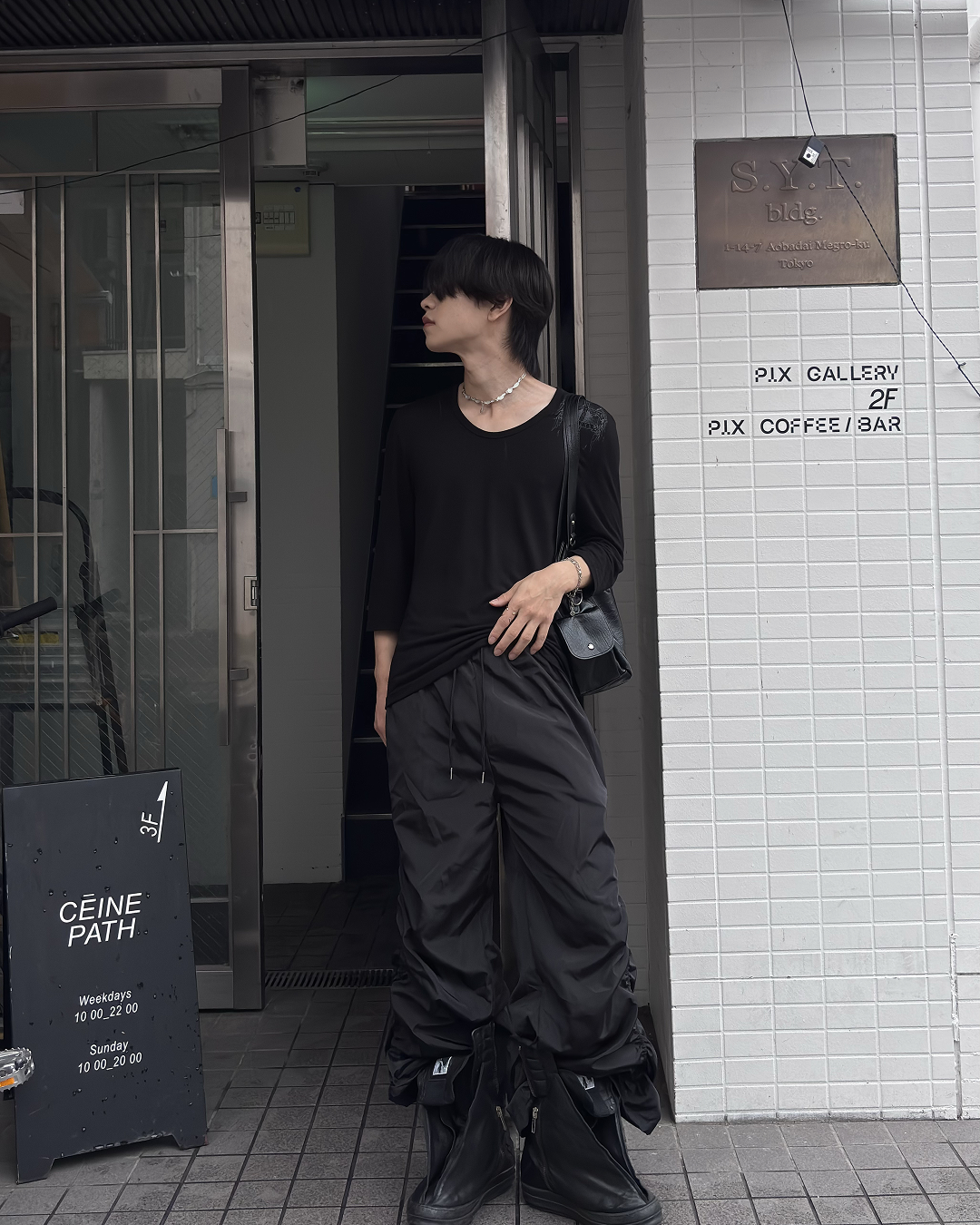 レースアッププリーツパンツ LP0036