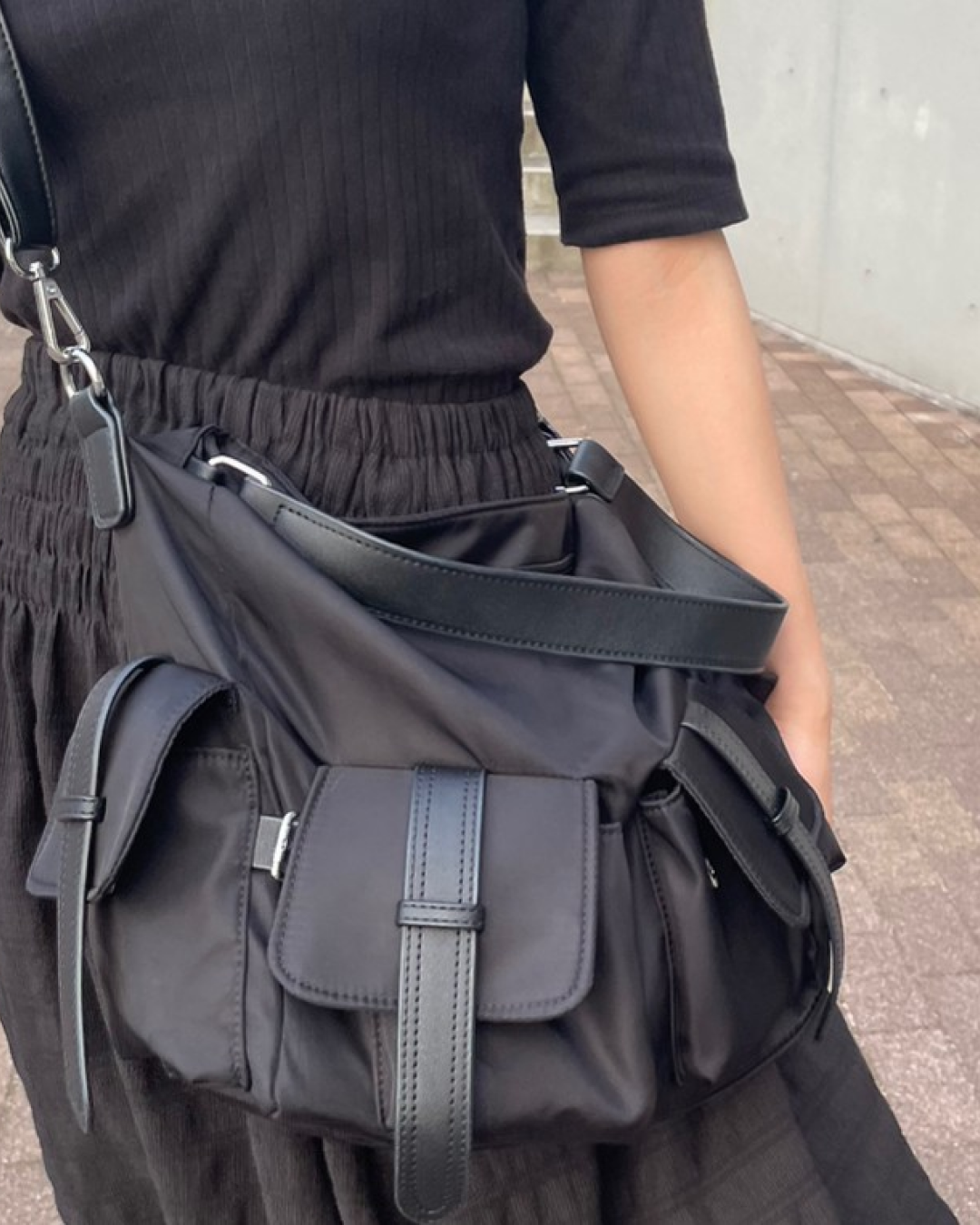 Nylon casual shoulder bag M0004