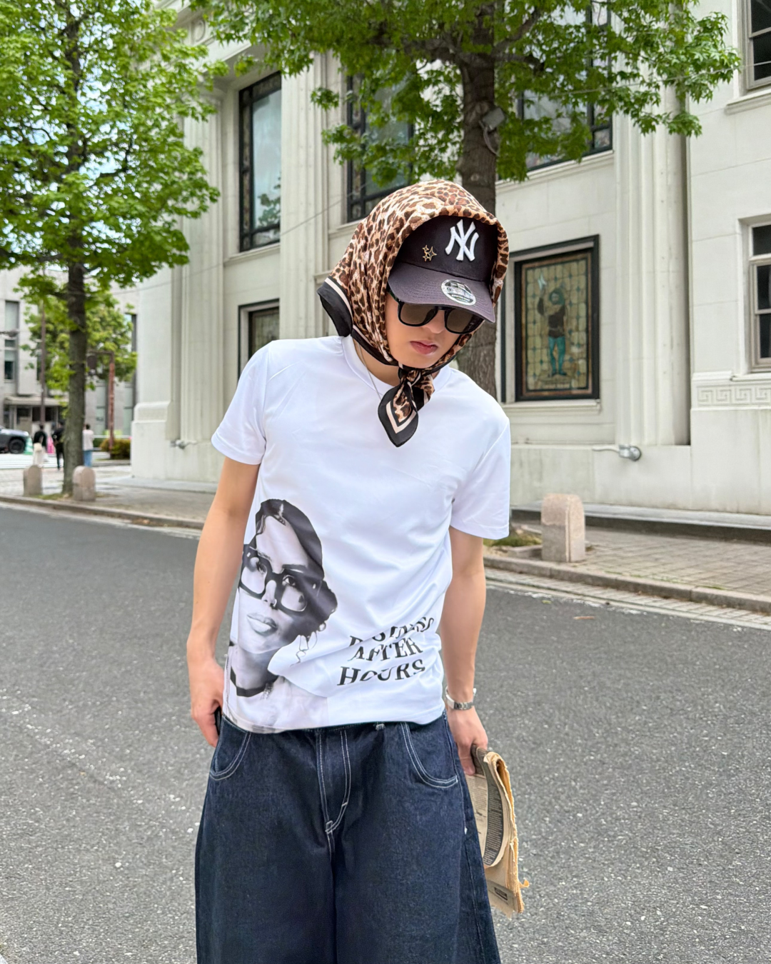 フェイスグラフィックロゴTシャツ MK0009