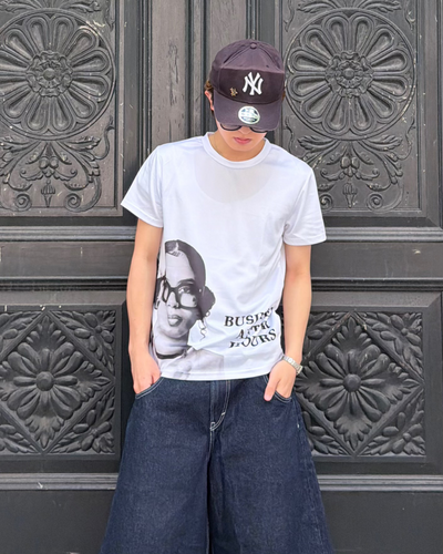 フェイスグラフィックロゴTシャツ MK0009