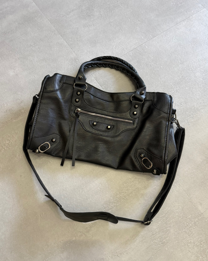 2WAYグランジフェイクレザーハンドバッグ MK0068