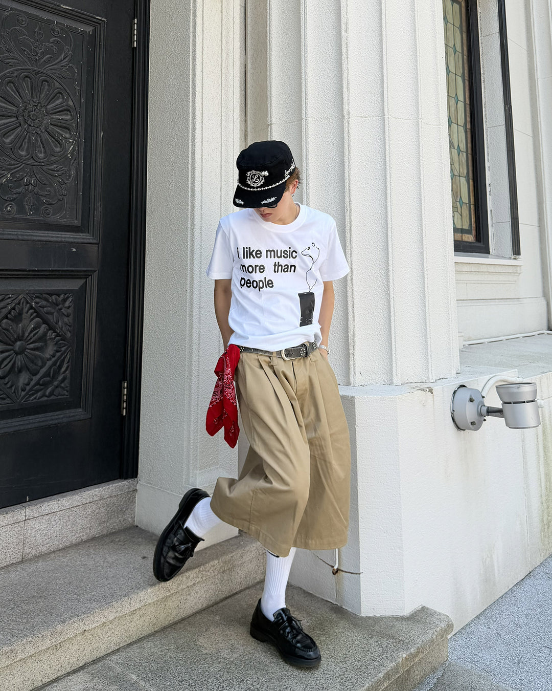 イングリッシュプリントTシャツ MK0111