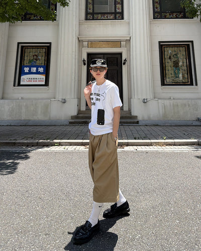 イングリッシュプリントTシャツ MK0111