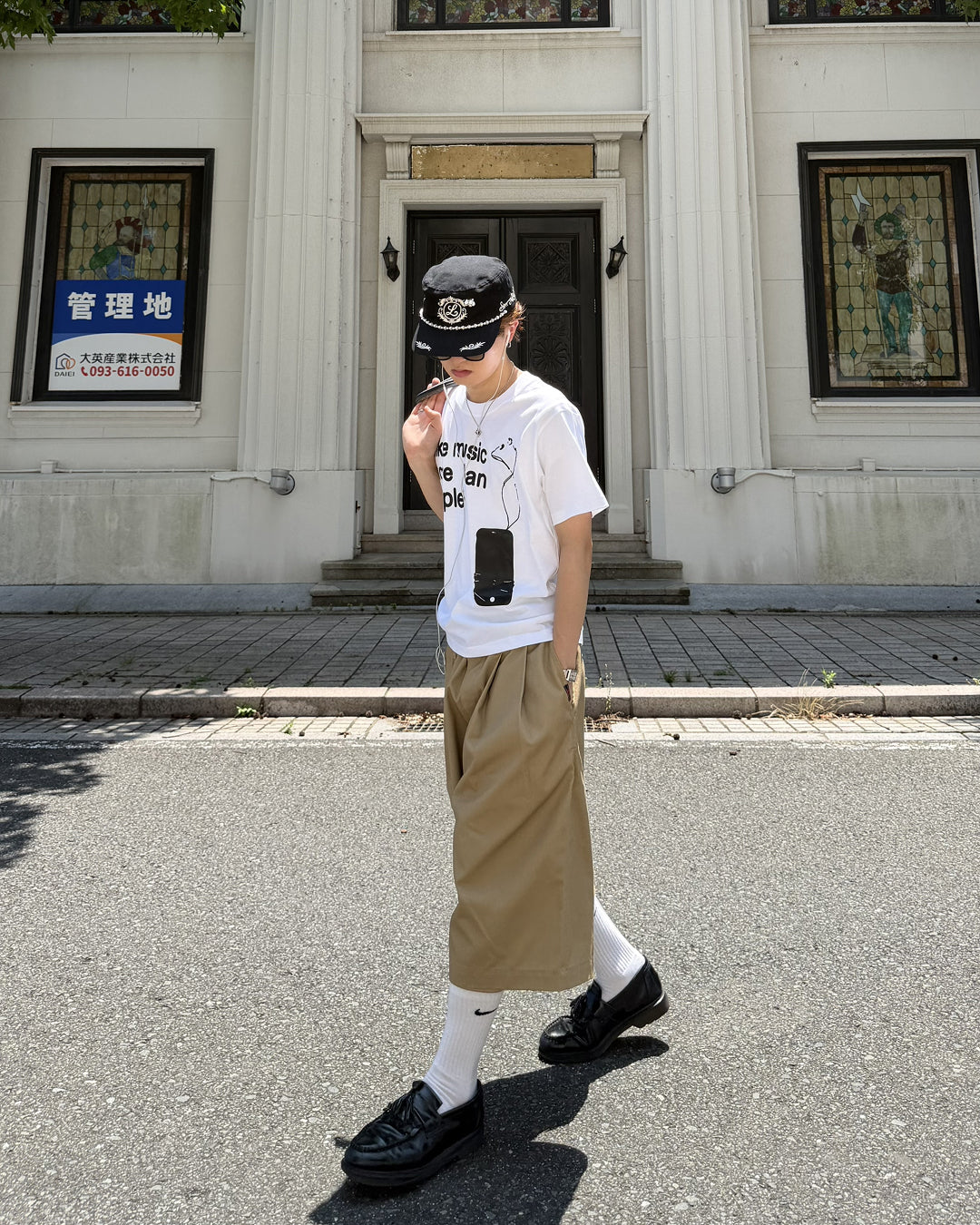 イングリッシュプリントTシャツ MK0111