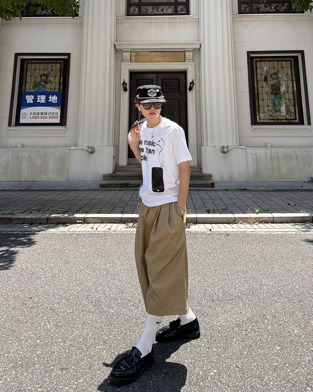 イングリッシュプリントTシャツ MK0111