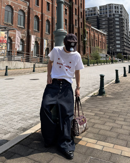 スタープリントデザインTシャツ MK0122
