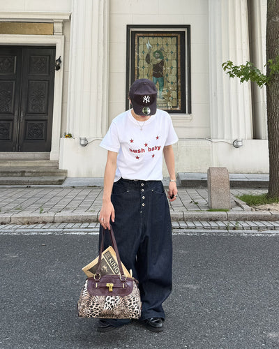 スタープリントデザインTシャツ MK0122
