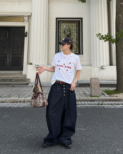 スタープリントデザインTシャツ MK0122