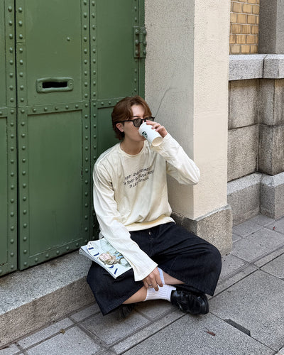 フェード加工ロングTシャツ MK0145