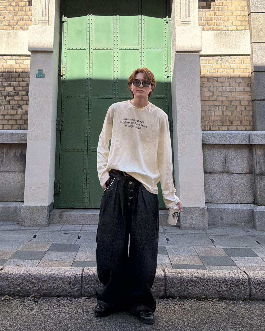 フェード加工ロングTシャツ MK0145