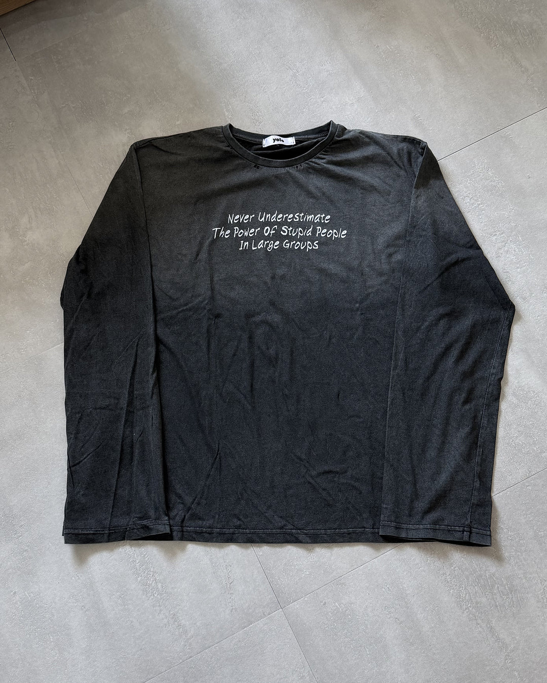 フェード加工ロングTシャツ MK0145