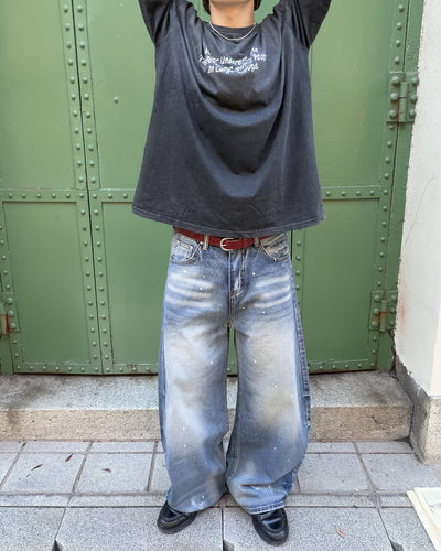 フェード加工ロングTシャツ MK0145