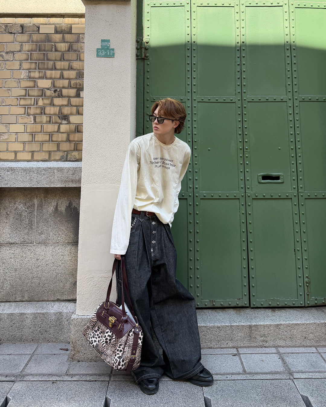 フェード加工ロングTシャツ MK0145