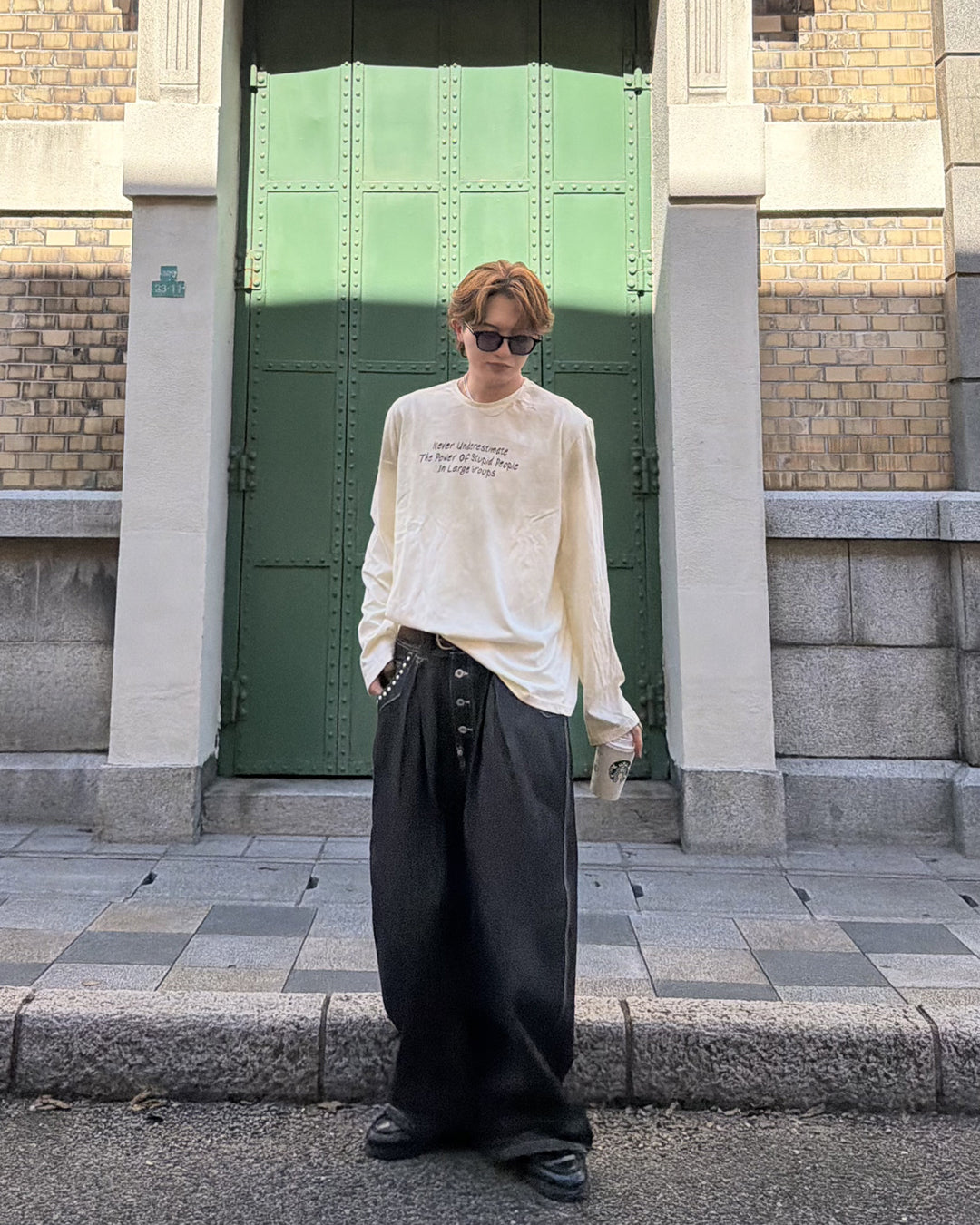 フェード加工ロングTシャツ MK0145