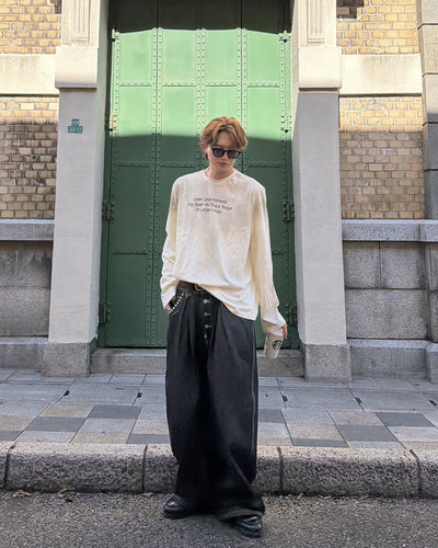 フェード加工ロングTシャツ MK0145