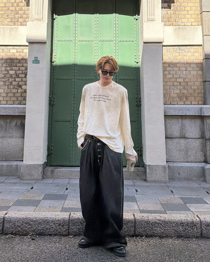 フェード加工ロングTシャツ MK0145