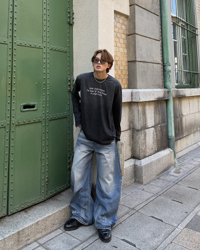 フェード加工ロングTシャツ MK0145