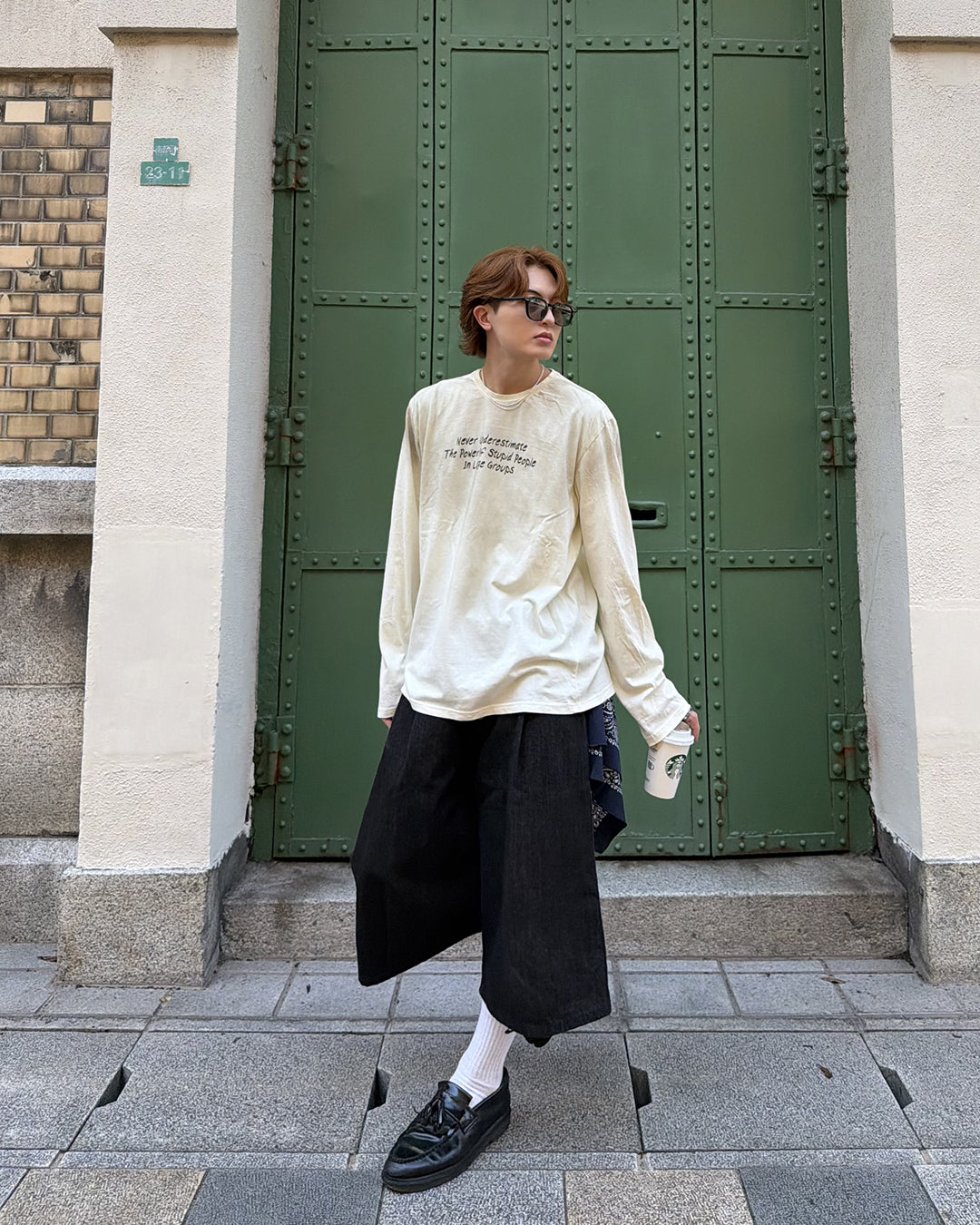 フェード加工ロングTシャツ MK0145