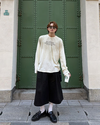 フェード加工ロングTシャツ MK0145