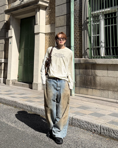 フェード加工ロングTシャツ MK0145