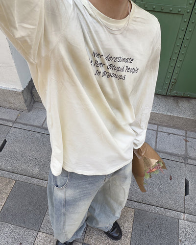 フェード加工ロングTシャツ MK0145