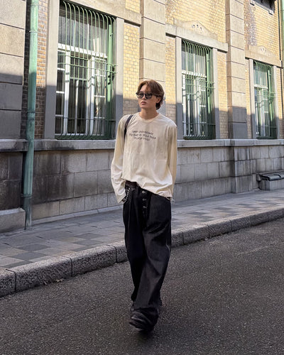 フェード加工ロングTシャツ MK0145