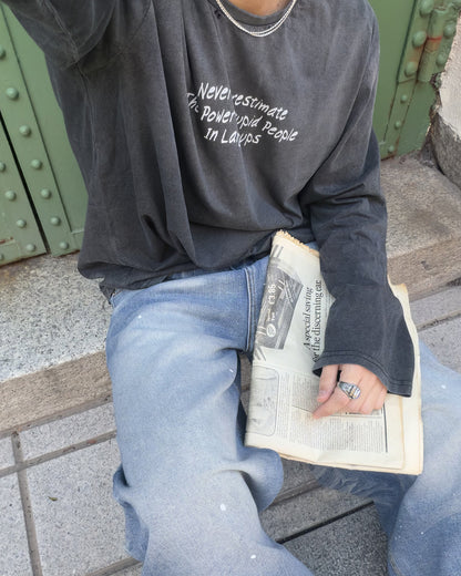 フェード加工ロングTシャツ MK0145