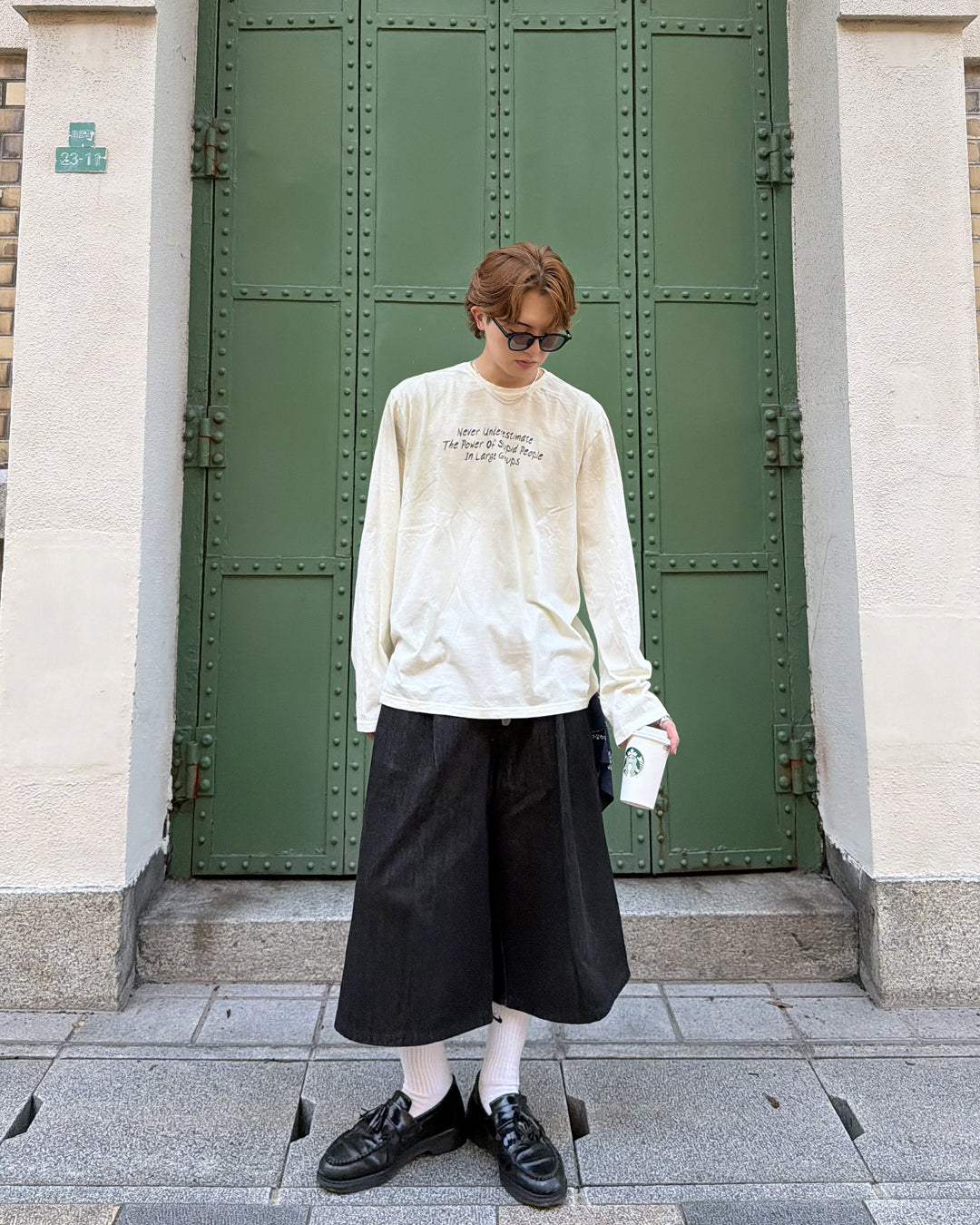フェード加工ロングTシャツ MK0145