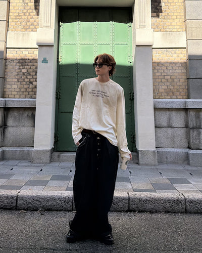 フェード加工ロングTシャツ MK0145