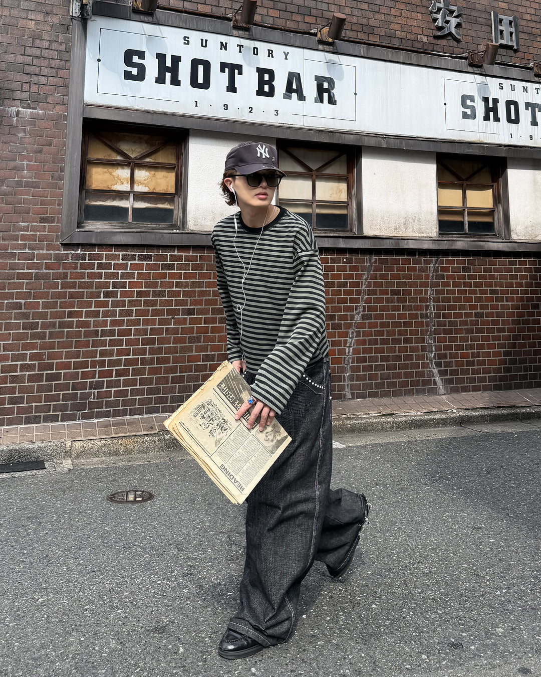 カジュアルフィットカラーボーダーロンT MK0171