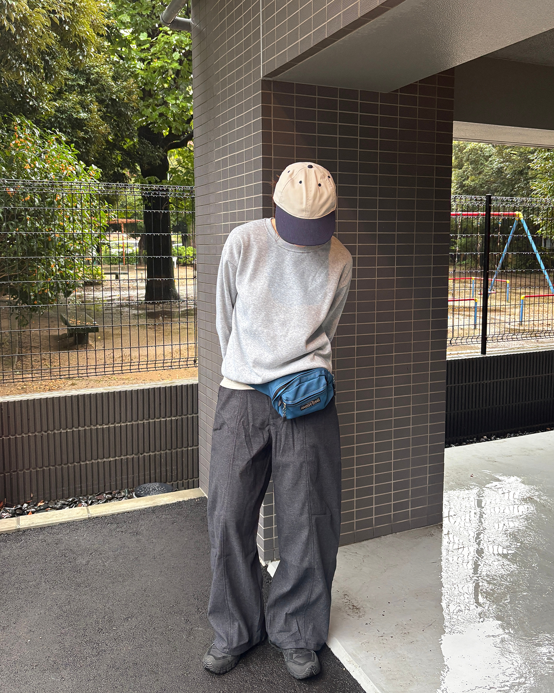 ワイドレッグシマーモップパンツ ML0031
