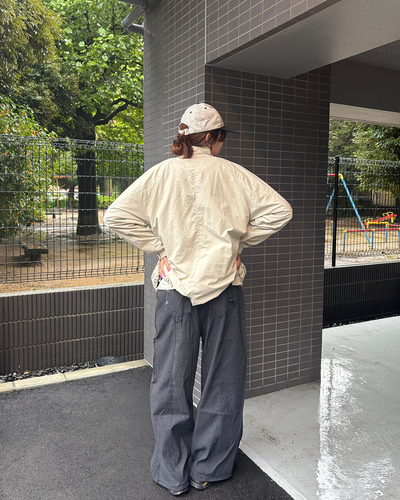 ワイドレッグシマーモップパンツ ML0031