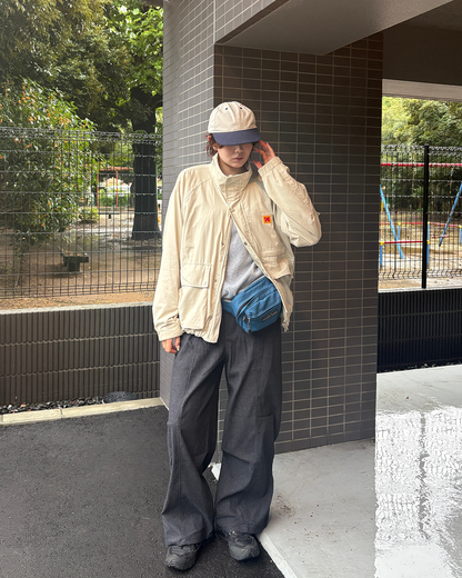 ワイドレッグシマーモップパンツ ML0031