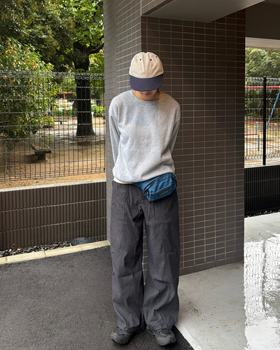 ワイドレッグシマーモップパンツ ML0031