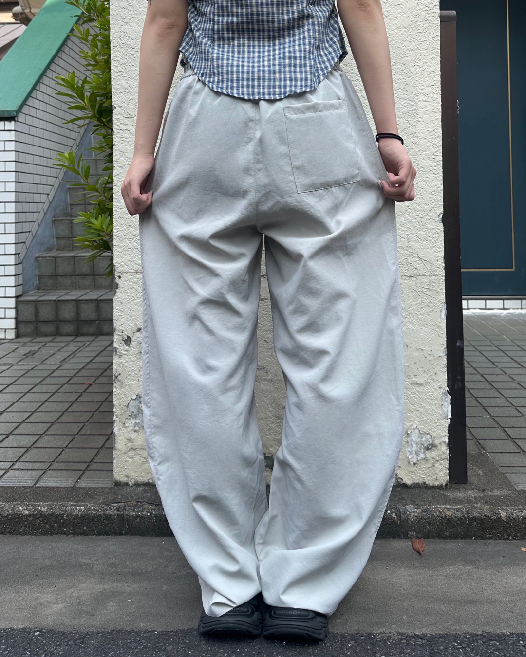 タックナイロンパンツ MM1035