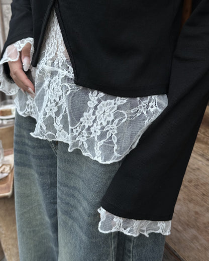 レースリボンフリルトップス
MM1123