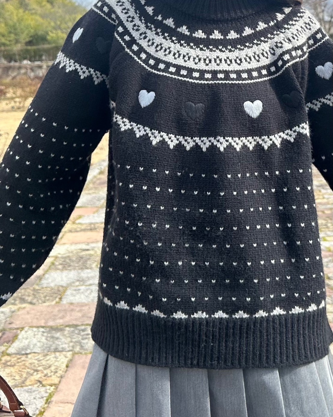 Nordic jacquard sweater