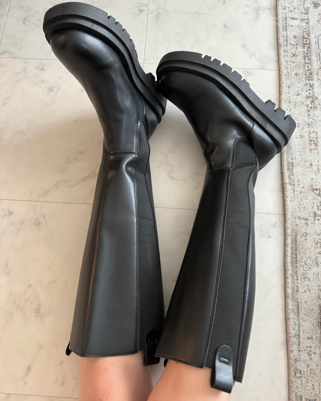 Side gore long boots MN0012