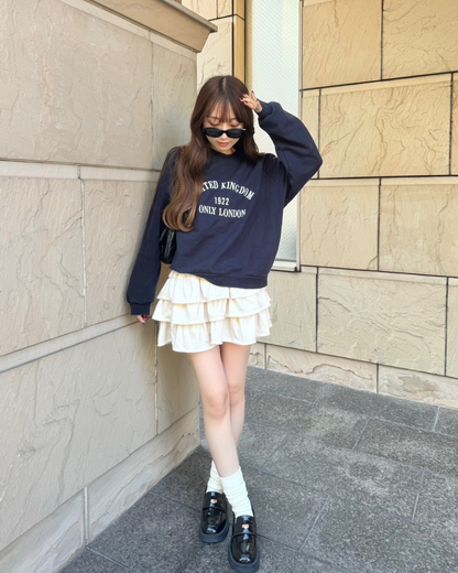 ヨーコチャン YOKO CHAN スカート ひざ丈 40 ブラック 黒 □STの