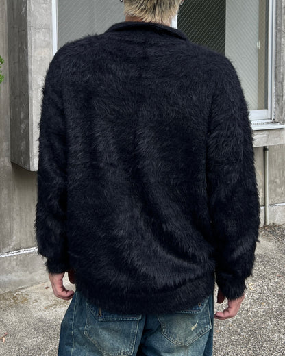 ロゴシャギーニット　MO0034