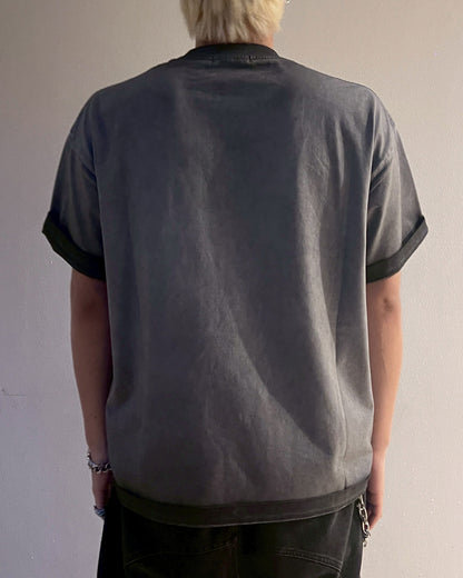 スプレーグラフィックピグメントTシャツ MO1110